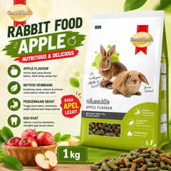 SMARTHEART Makanan Kelinci Rabbit Food APPLE 1kg no type Tidak ada merek 