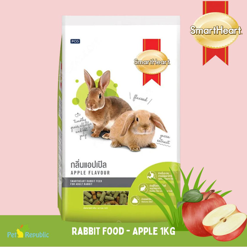 SMARTHEART Makanan Kelinci Rabbit Food APPLE 1kg no type Tidak ada merek 