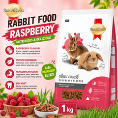 SMARTHEART Makanan Kelinci Rabbit Food RASPBERRY 1kg no type Tidak ada merek 
