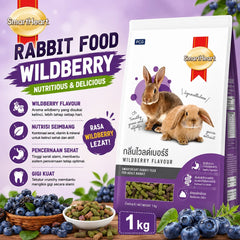 SMARTHEART Makanan Kelinci Rabbit Food WILDBERRY 1kg no type Tidak ada merek 
