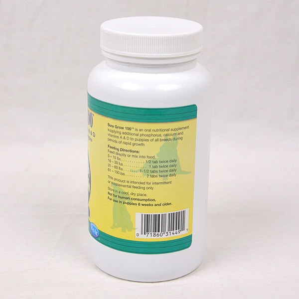 SUREGROW Vitamin Anjing Calcium and Phosphorus 100tab no type Tidak ada merek 
