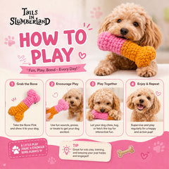 TAILSINSLUMBERLAND Mainan Anjing Bone Pink Dog Toy Tidak ada merek 