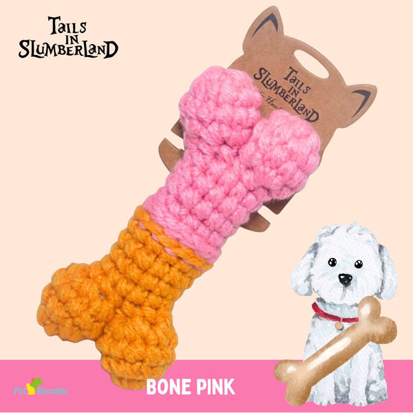 TAILSINSLUMBERLAND Mainan Anjing Bone Pink Dog Toy Tidak ada merek 