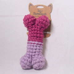 TAILSINSLUMBERLAND Mainan Anjing Bone Purple Dog Toy Tidak ada merek 