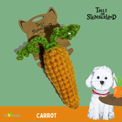 TAILSINSLUMBERLAND Mainan Anjing Carrot Dog Toy Tails in Slumberland 