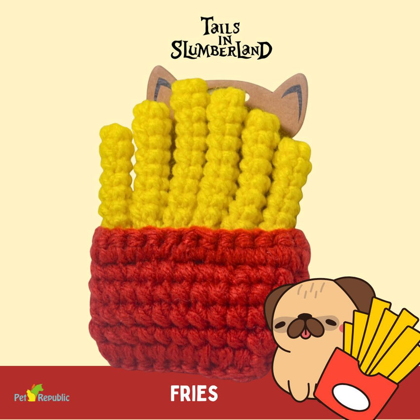 TAILSINSLUMBERLAND Mainan Anjing Fries Dog Toy Tidak ada merek 