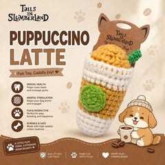 TAILSINSLUMBERLAND Mainan Anjing Puppuccino Latte Dog Toy Tidak ada merek 