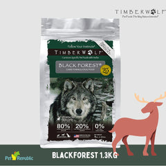TIMBERWOLF Makanan Anjing BLACKFOREST Venison 1.3kg no type NoBrand 