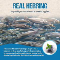TIMBERWOLF Makanan Anjing Premium OCEAN BLUE 1.31kg Dog Dry Food Timberwolf 