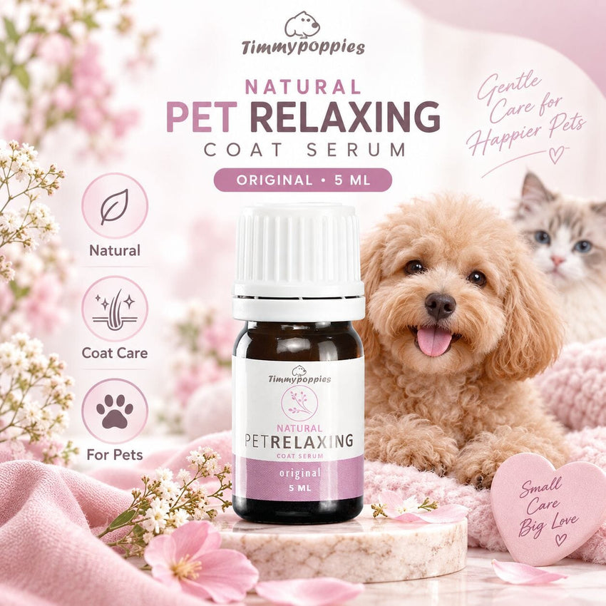 TIMMYPOPPIES Pet Relaxing Coat Serum 5ml Grooming Pet Care NoBrand 