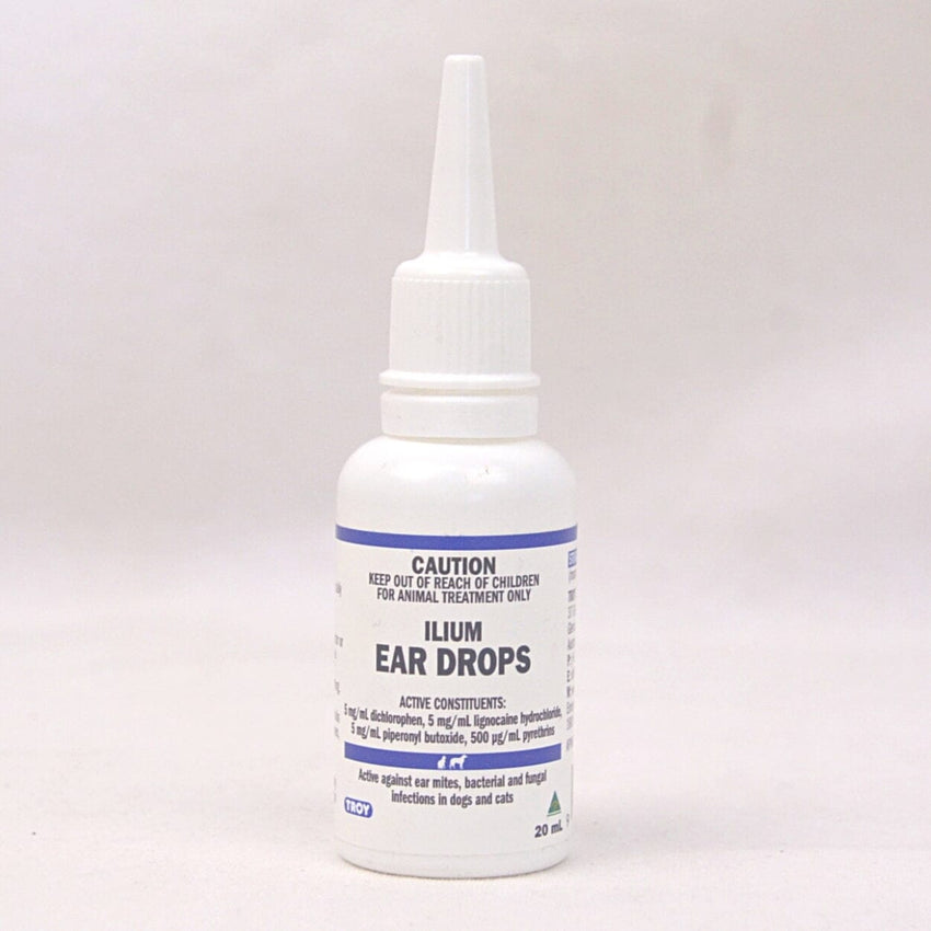 TROY Kutu Telinga Anjing Kucing Ear Canker Ilium Drop 20ml no type Tidak ada merek 