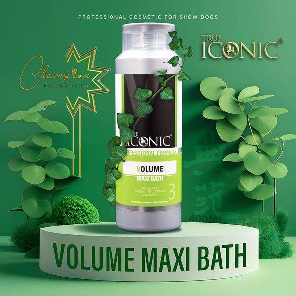 TRUE ICONIC Pet Shampoo Premium Volume Maxi Bath 400ml no type Tidak ada merek 