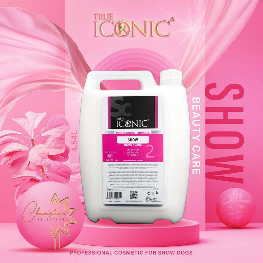 TRUEICONIC Conditioner Anjing Dog Conditioner SHOW Beauty Care 4,54 Liters Pet Shampoo & Conditioner True Iconic 