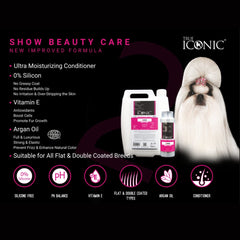 TRUEICONIC Conditioner Anjing Dog Conditioner SHOW Beauty Care 4,54 Liters Pet Shampoo & Conditioner True Iconic 