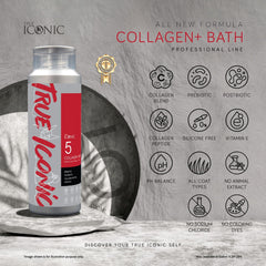 TRUEICONIC Shampoo Anjing Kucing Premium Collagen Bath 400ml Grooming Shampoo and Conditioner Tidak ada merek 