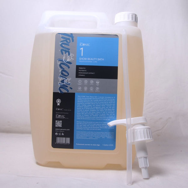 TRUEICONIC Shampoo Anjing Premium Show Beauty Bath 4,54L Grooming Shampoo and Conditioner Tidak ada merek 