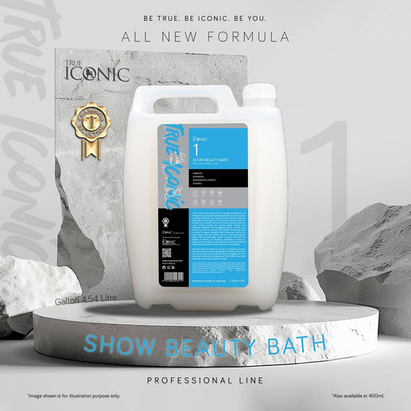 TRUEICONIC Shampoo Anjing Premium Show Beauty Bath 4,54L Grooming Shampoo and Conditioner Tidak ada merek 