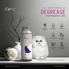 TRUEICONIC Shampoo Kucing Meow Degrease Shampoo 400ml Grooming Shampoo and Conditioner Tidak ada merek 
