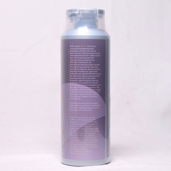 TRUEICONIC Shampoo Kucing Meow Texture Shampoo 400ml Grooming Shampoo and Conditioner True Iconic 