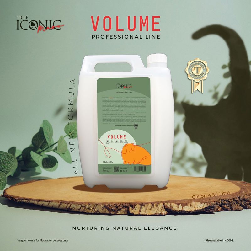 TRUEICONIC Shampoo Kucing MEOW Volume Up Cat 4,5L no type Tidak ada merek 