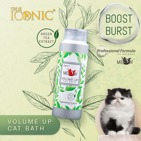 TRUEICONIC Shampoo Kucing Premium Meow Volume Up 400ml no type True Iconic 