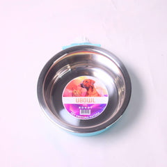 UBOWL UB1 Tempat Makan Pet Bowl Roundy And Hanger Blue Pet Bowl Ubowl 
