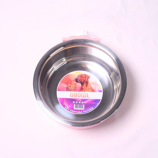 UBOWL UB1 Tempat Makan Pet Bowl Roundy And Hanger Pink Pet Bowl Tidak ada merek 