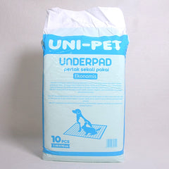 UNIPET Alas Kandang Underpad 60x90cm 10pcs Dog Sanitation Unipet 