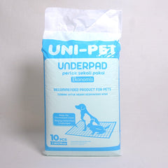 UNIPET Alas Kandang Underpad 60x90cm 10pcs Dog Sanitation Unipet 