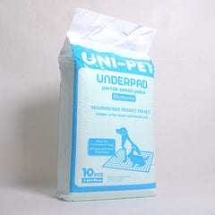 UNIPET Alas Kandang Underpad 60x90cm 10pcs Dog Sanitation Unipet 