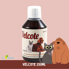 VELCOTE Vitamian Anjing Kucing Skin and Coat Oil for Cat and Dog 250ml Pet Vitamin & Supplement Velcote 