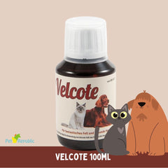 VELCOTE Vitamin Bulu Skin and Coat Oil for Cat and Dog 100ml Pet Vitamin and Supplement Velcote 
