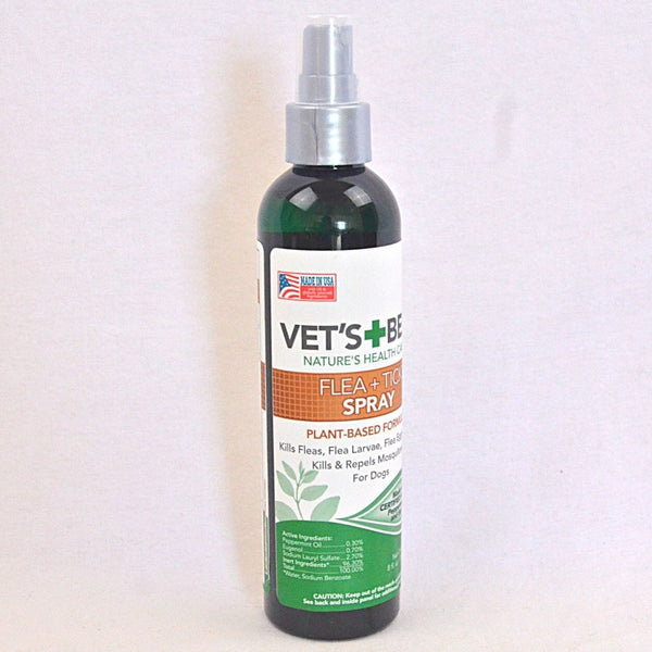 VETSBEST Obat Kutu Anjing Natural Flea and Tick Spray 236ml no type Vets Best 