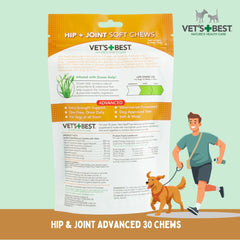 VETSBEST Vitamin Anjing Hip and Joint Advance Support 30Chews Pet Vitamin & Supplement Tidak ada merek 