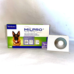 VIRBAC Milpro For Dog 5kg Up 1pcs Flea Tick Virbac 
