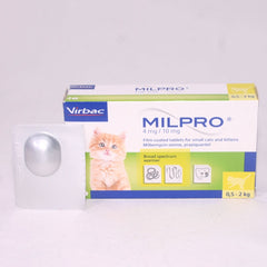 VIRBAC Milpro For Small Cat Or Kitten 0,5-2kg 1pcs no type Tidak ada merek 