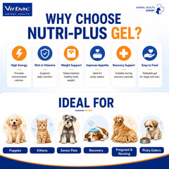 VIRBAC Nutriplus Gel Vitamin Anjing dan Kucing no type Tidak ada merek 