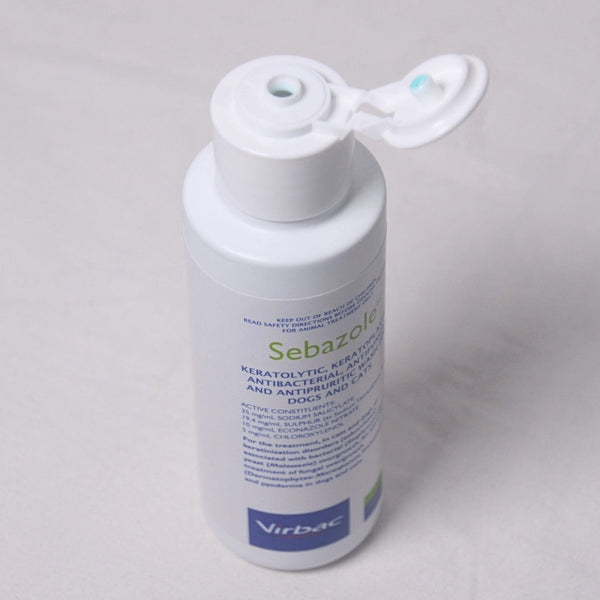 VIRBAC Shampoo Jamur Anjing Kucing SEBAZOLE 100ml no type VIrbac 