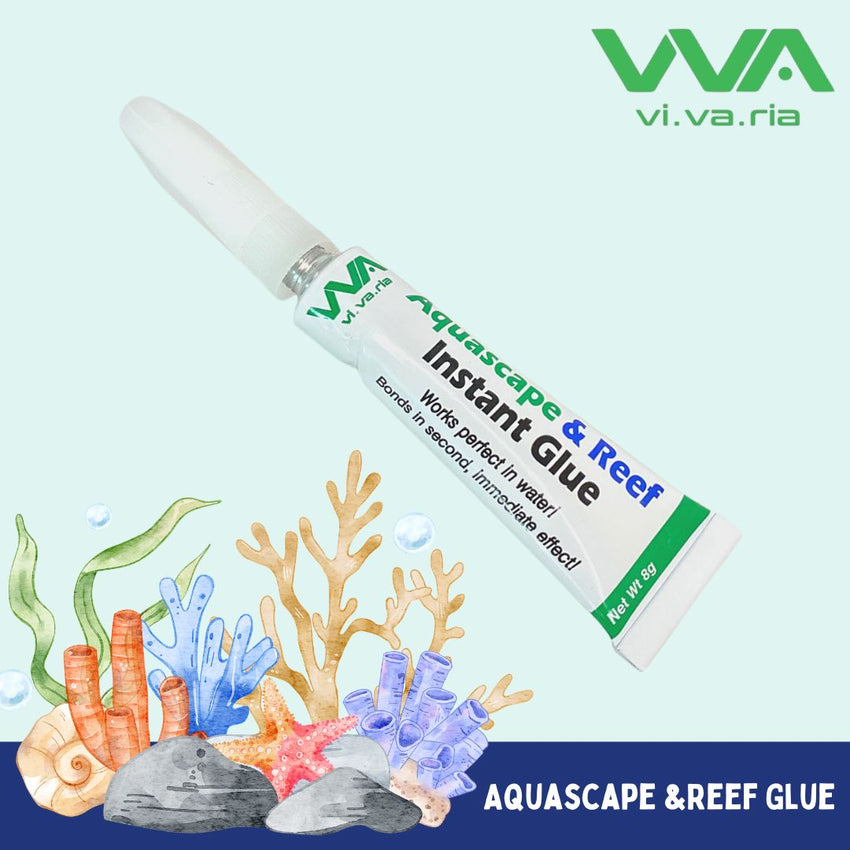 VIVARIA Aksesoris Aquarium Aquascape Reef Instant Glue 8g no type Tidak ada merek 