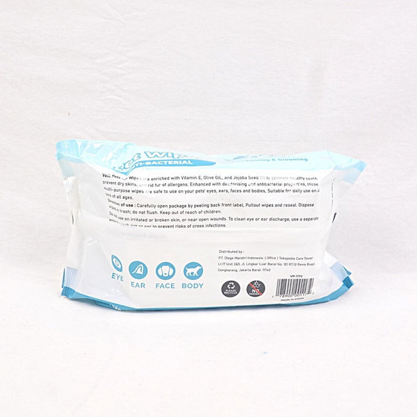 VOLKPETS Tisu Basah Pet Wipes Anti Bacterial 100pcs no type Tidak ada merek 