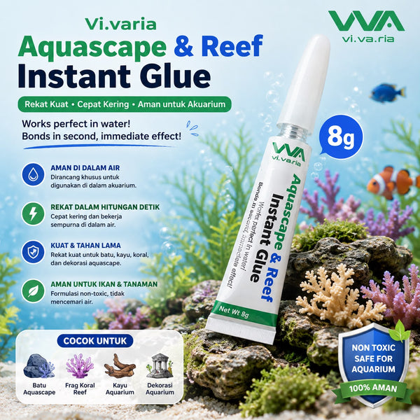 VIVARIA Aksesoris Aquarium Aquascape Reef Instant Glue 8g