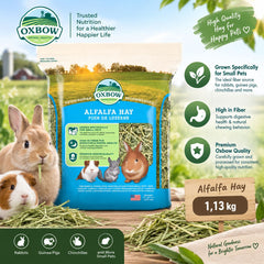 OXBOW Rumput Makanan Kelinci Alfalfa Hay 1,13kg