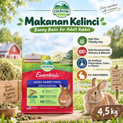 OXBOW Makanan Kelinci Bunny Basic For Adult Rabbit 4,5kg