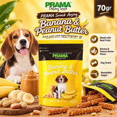 PRAMA Snack Anjing Peanut Butter and Banana 70gr
