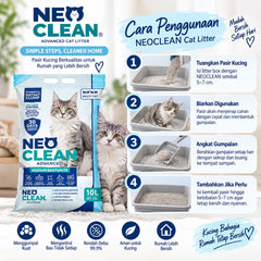 NEOCLEAN Pasir Kucing Cat Litter 5L Lavender