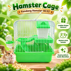 Hamster Cage Kandang Hamster Green HC22
