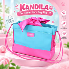 KANDILA Tas Hewan Hand Bag Pita H2  Blue