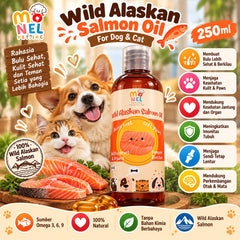 MONELPET Wild Alaskan Salmon Oil 250ml