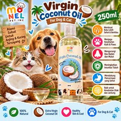 MONELPET Vitamin Anjing Kucing Virgin Coconut Oil 250ml