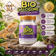 WORMTAIL Kalsium Reptil Bio Calcicore Reptile Vitamin NoBrand 